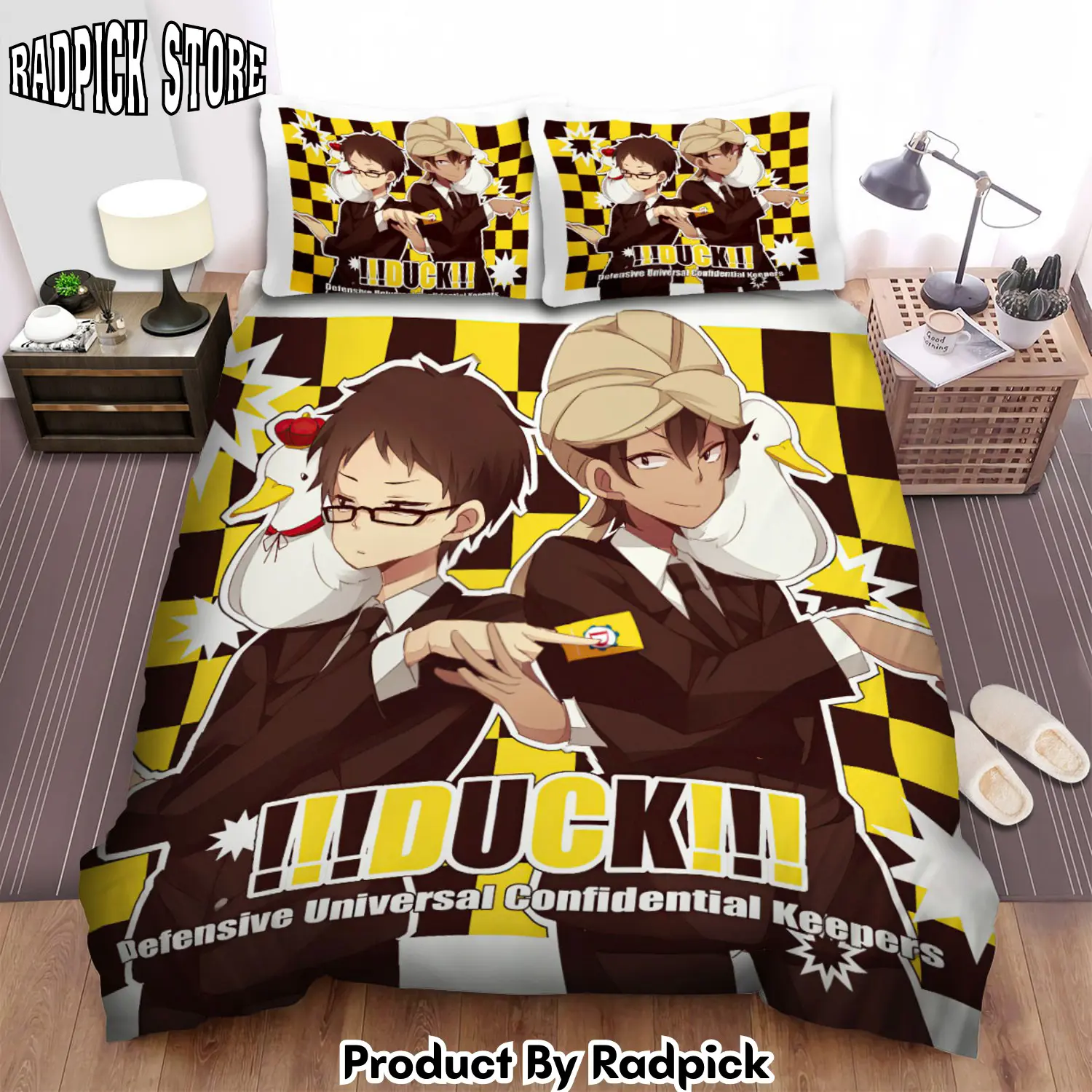 Radpick tsuritama usami natsuki akira agarkar yamada from duck bed sheets spread duvet cover bedding sets rp327627
